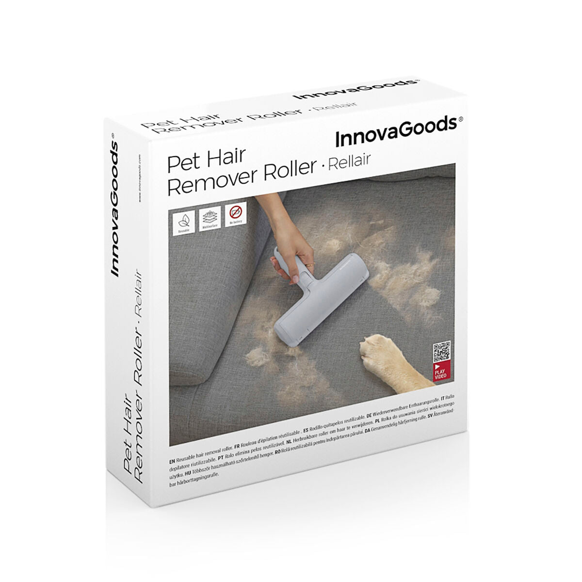 Pet Hair Remover Roller Rellair InnovaGoods-1